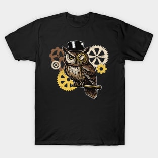 Steampunk Owl T-Shirt